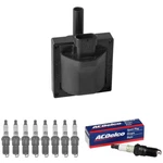 Ignition Coil & 8X Acdelco Spark Plug For Chevrolet Express 1500 Blazer Gmc DR49. Fixed Price $45.99.