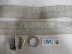 P58 Evinrude Johnson Omc 0283912 Decal Assembly Oem New Factory Boat Part. Fixed Price $46.62.