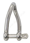Wichard Screw Lock Shackle Twisted Type Long W/ Pin 74X20 Mm. Fixed Price $50.86.