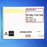 Suzuki Parts Catalog DF100A DF115A DF140A 2014 Manual Spiral Secured, Tuff Cover. Fixed Price $44.82.