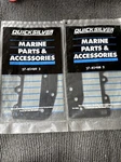 Set Of New Mercury Quicksilver Gasket Exhaust Water Jacket 27-85488 27-85489. Fixed Price $10.00.