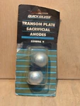 A1 Quicksilver 55989A Transom Plate Anode Mercury 2 Per Pack. Fixed Price $16.00.