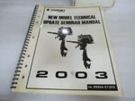 2003 Suzuki New Model Technical Update Seminar Manual 99954-51203. Fixed Price $9.00.
