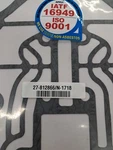 Mercury Marine Outboard Exhaust Plate Gasket 27-812866. Fixed Price $25.00.