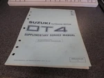 Suzuki Factory Supplementary Service Manual 1989 DT4 Model 99501-98600-03E. Fixed Price $14.99.