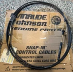 New Omc Evinrude Johnson Oem Outboards 173117 Throttle Shift Control Cable 17FT. Fixed Price $100.00.