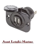 Seachoice Marine Dual Port Usb Charger Outlet Phone Tablet Dust Cover Dc 12V. Fixed Price $31.88.