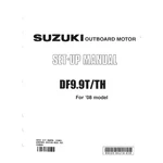 Suzuki Outboard Marine 2008 DF9.9T/TH Set-up Manual 99505-94J10-01E. Fixed Price $11.99.