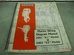 2001/02 Suzuki Marine Wiring Diagram Manual "K1/K2" Models 99954-54002 4-4-3. Fixed Price $13.95.
