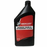 Mercury Quicksilver Power Trim And Tilt Hydraulic Steering Fluid Qt 92-858075K01. Fixed Price $17.95.
