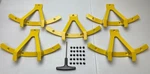 Kmc Series XD827 Yellow Wheel Inserts 22X10 W/screws (set Of 5) 827SS220-YL. Fixed Price $44.64.