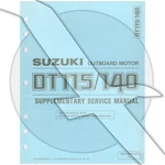 Suzuki Outboard Marine 1989 DT115/140 Supplementary Service Manual. Fixed Price $14.99.
